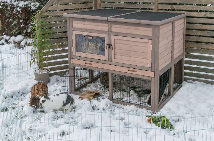 TRIXIE Kleintierstall XL mit Wärmedämmung